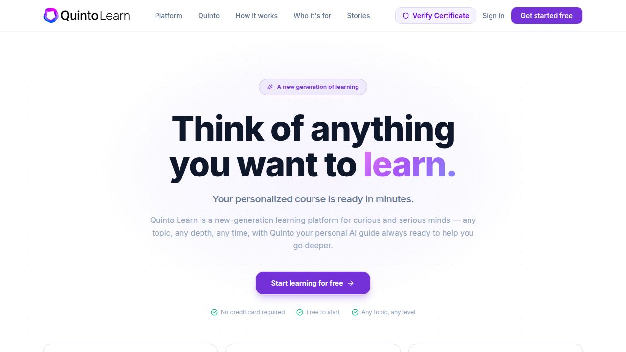 Quinto Learn